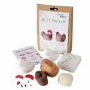 DIY-Bastelset Nori, Huhn, H 22,00 cm, L 15,00 cm