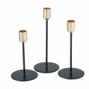 Kerzenleuchter Marko, 3 tlg., Set 3, Rund, H 15,00-20,00...