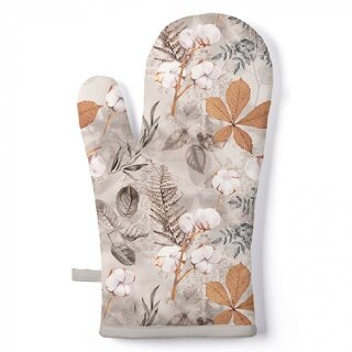 Ofen Handschuh (  Cotton ) Outer fabric: 100% cotton - Filling: 100% polyester - Lining: 100% polypropylene 18 x 30 cm AMBIENTE #1