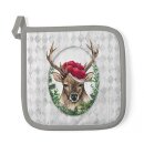 Topflappen 20 x 20 cm (  DEER IN FRAME )  AMBIENTE Outer...