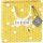 Geschenktasche " BEE INSPIRED yellow "; IHR 18 x 6 x 18 cm