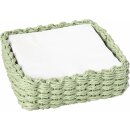 PAPER NAPKIN HOLDER lig. green f&uuml;r Lunch Servietten