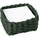 PAPER NAPKIN HOLDER dark green Cocktail  Servietten