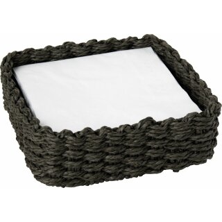 PAPER NAPKIN HOLDER braun f&uuml;r Lunch Servietten