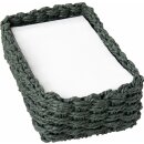 PAPER NAPKIN HOLDER dark green Buffet Servietten