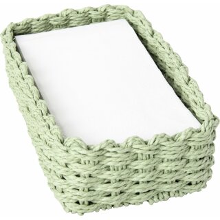 PAPER NAPKIN HOLDER light green  Buffet Servietten
