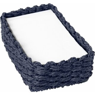 PAPER NAPKIN HOLDER dark blue  Buffet Servietten