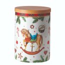 Vorratsdose Bone China mit Bambusdeckel mit...