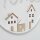 Dekoanhänger Rumba Home, 2 sort., Rund, Haus, D 38,00 cm, Hängevorrichtung, MDF, Eisen, Jute