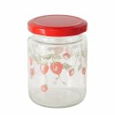Vorratsglas Emily, 2 sort., 240 ml, H 9,00 cm, D 7,00 cm, Eisen, Glas lackiert, PVC
