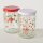 Vorratsglas Emily, 2 sort., 500 ml, H 13,00 cm, D 9,00 cm, Eisen, Glas lackiert, PVC