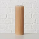 Stumpenkerze Classic, H 20,00 cm, D 6,00 cm, Paraffin, Beige