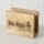 Serviettenhalter BBQ, Mango (Mangifera indica L.), Nein, Spruch/Text, Einfarbig, Natur