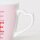 Jumbobecher Lovekiss, 2 sort., 480 ml, Spülmaschinengeeignet, Mehrfarbig, Spruch/Text, Rosa, Lila, Rot
