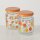 Vorratsglas Fruits, 2 sort., 240 ml, H 9,30 cm, D 7,00 cm, Eisen, Glas lackiert, PVC