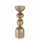 Kerzenleuchter Glory, Organisch, H 21,00 cm, Eisen, Gold