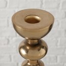 Kerzenleuchter Glory, Organisch, H 21,00 cm, Eisen, Gold