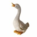 Figur Ganso, Gans, H 38,00 cm, Grau, Magnesia