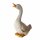 Figur Ganso, Gans, H 38,00 cm, Grau, Magnesia