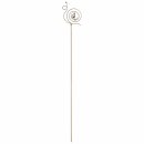 Gartenstab Pepita, Schnecke, H 117,00 cm, Eisen, Matt