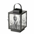 Laterne , Quadrat, Outdoor, H 18,50 cm, B 12,00 cm