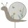 Gartenstab Konia, 2 sort., Frosch, Schnecke, H 90,00 cm, Eisen, Glas, Nein