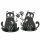 Kerzenleuchter Mollie, 2 sort., Katze, Rund, H 9,50 cm, L 11,00 cm, Eisen