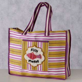 Tasche Fish Market, 14.000 ml,L 49 cm H 39,00 cm, B 14,00 cm, Polypropylen