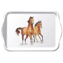 Tablett Melamin 13 x 21 cm, Horses AMBIENTE