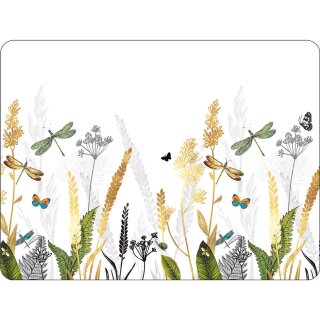 Tischset 83% PVC, 17% Polyester /H/T ca. 400/300/2 mm " Ornamental Flowers   "AMBIENTE