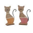 Katze 25cm farbl sortiert