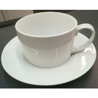 Set Obere und Untere Café au Lait Affe, Obere D 11,5, H 7,3 cm 525 ml, Untere D 20 cm , H 2,5 cm, KÖNTIZ