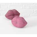 Dekoaufsteller Lips, 2 sort., H 6,5 cm, B 15 cm...