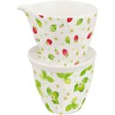 Porzellan Milch- u. Zuckerset IHR " STRAWBERRY...