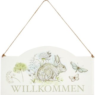 Dekoschild IHR B 23 x H 12 cm " EASTER MORNING white "