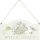 Dekoschild IHR B 23 x H 12 cm " EASTER MORNING white "